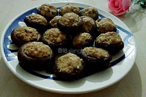 香菇酿肉的做法图解7