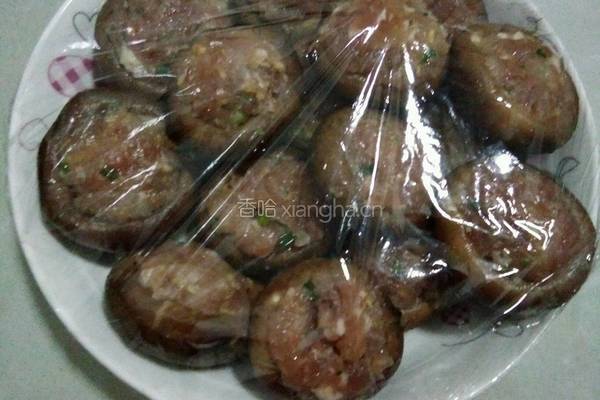 香菇酿肉的做法图解6