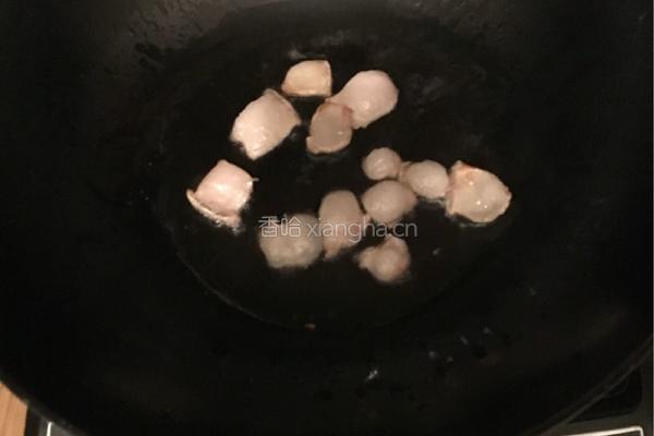 茭白炒肉的做法图解4