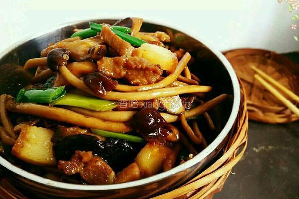 双菇烧肉的做法图解21