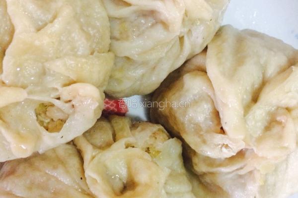 皮薄陷大酸菜肉包的做法图解5