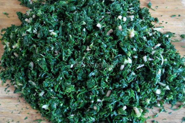 荠菜渣豆腐的做法图解4
