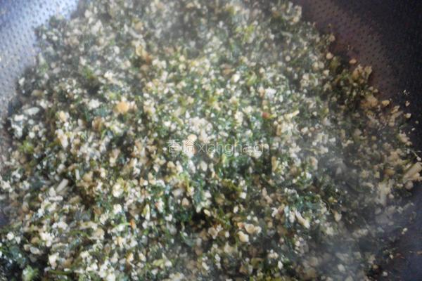 荠菜渣豆腐的做法图解8