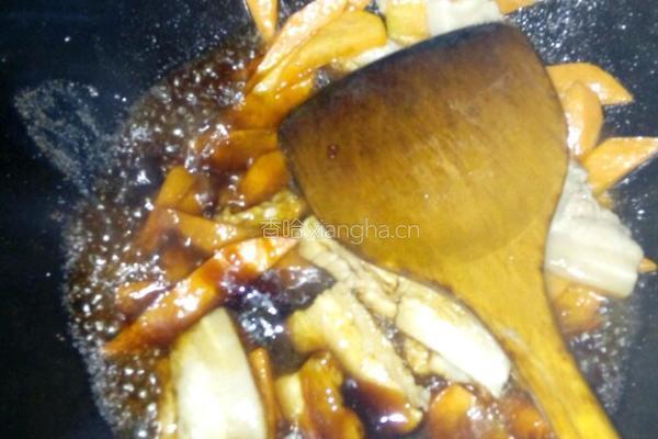 五花肉炒蒜苔的做法图解6