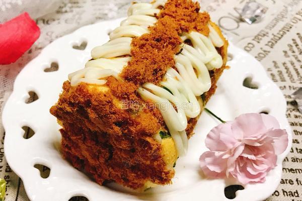 香葱肉松蛋糕卷的做法图解20