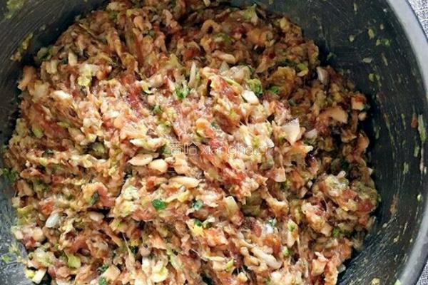白菜香菇肉包子的做法图解4