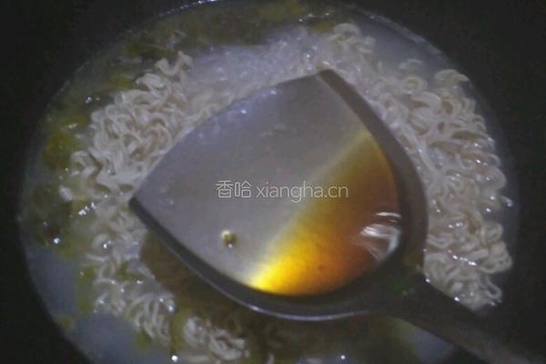 青菜鸡肉汤面的做法图解5