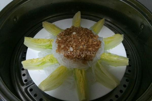 蒜蓉粉丝娃娃菜的做法图解8