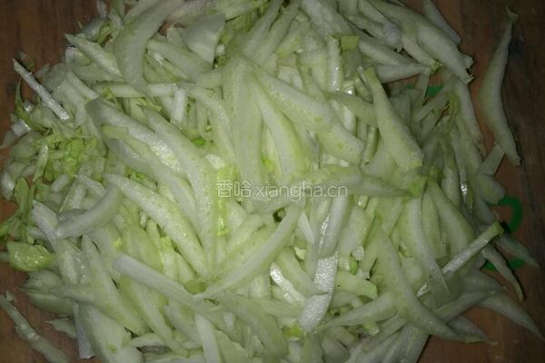 黑胡椒白菜的做法图解1