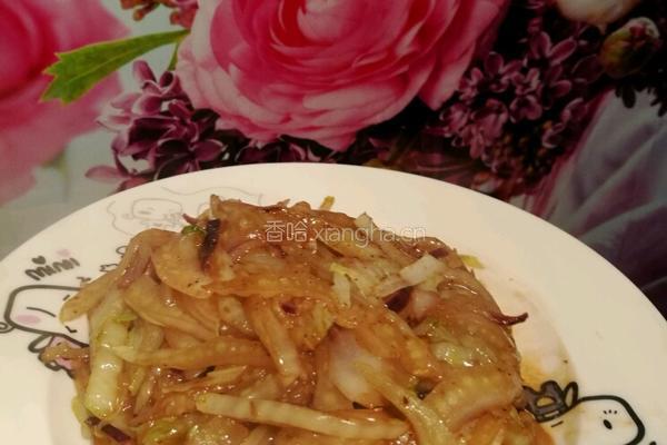 黑胡椒白菜的做法图解5