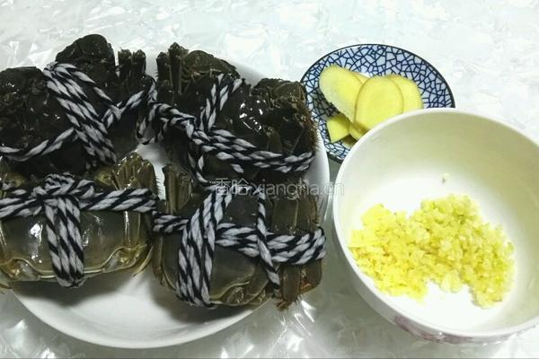 清蒸螃蟹的做法图解1