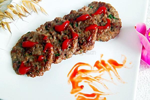 香煎肉饼的做法图解8