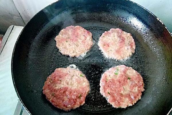 香煎肉饼的做法图解7