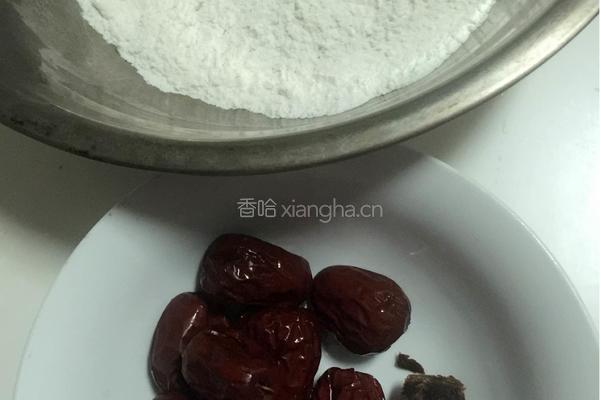 红糖大枣馒头的做法图解1