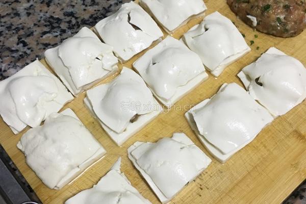 豆腐酿的做法图解4