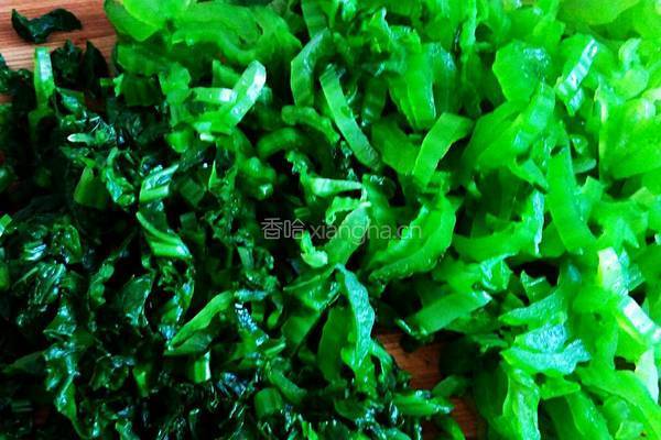 芥菜腊肉炒饭的做法图解5