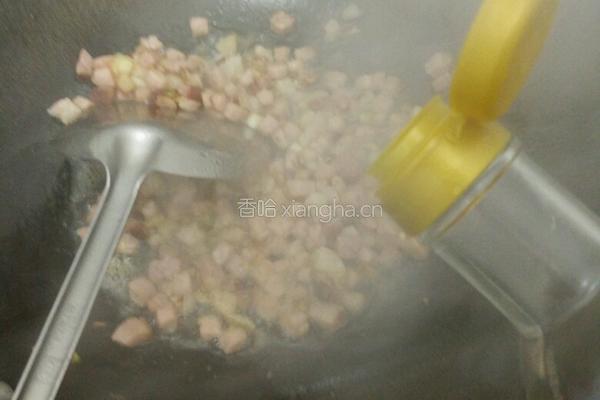 芥菜腊肉炒饭的做法图解12