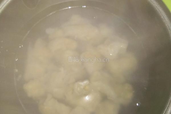 电饭煲版的鲜虾小云吞的做法图解4