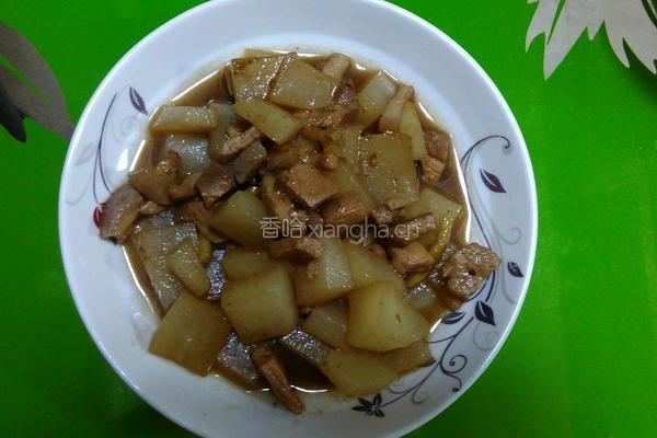 红烧白萝卜的做法图解5