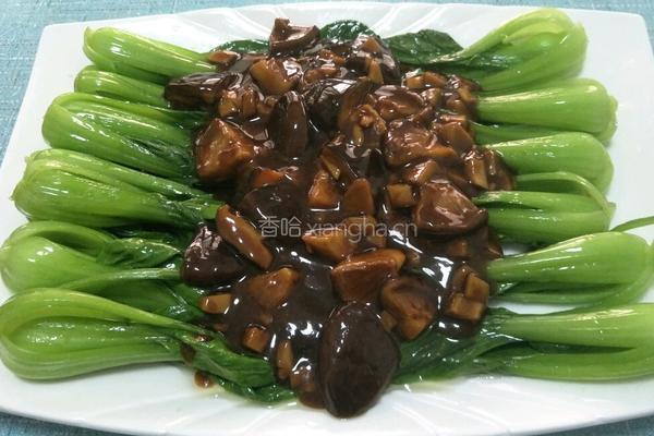 蚝油香菇青菜的做法图解9