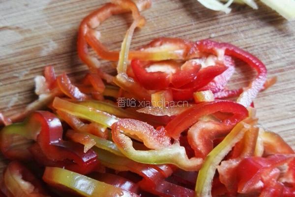 咸肉丝炒藜蒿的做法图解2