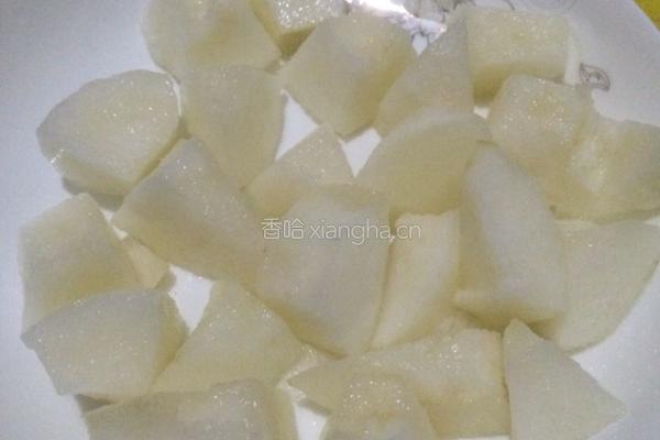 冰糖雪梨的做法图解4