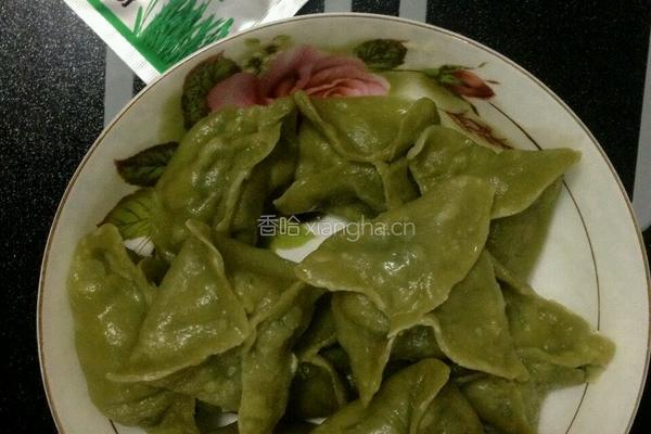 韭菜青汁饺子的做法图解6