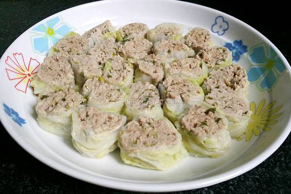 肉酿白菜卷的做法图解14