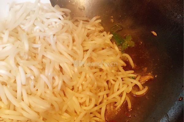 肉丝手掐菜的做法图解6
