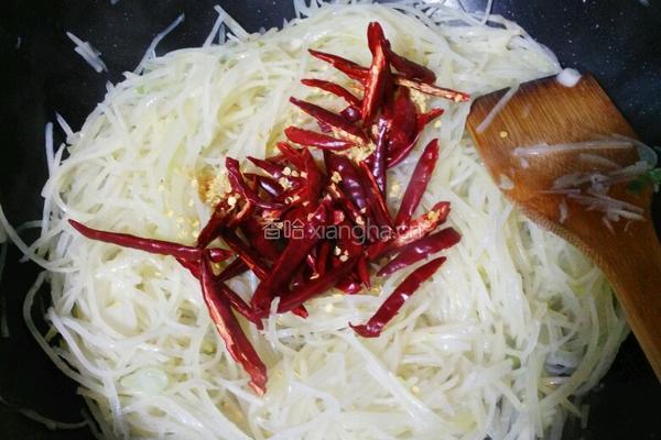 树椒土豆丝的做法图解6