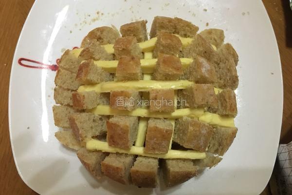 芝士烤面包花的做法图解4