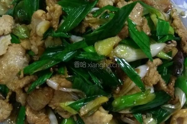 蒜苗炒肉片的做法图解9