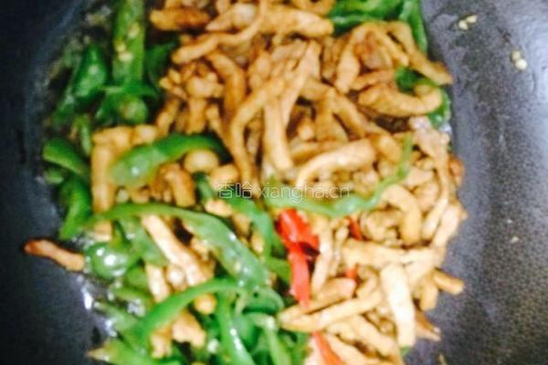 辣椒榨菜炒肉丝的做法图解14