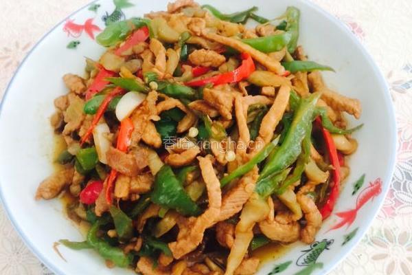 辣椒榨菜炒肉丝的做法图解16