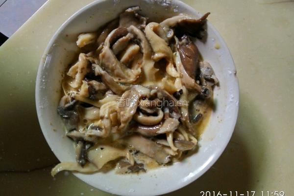 炸蘑菇的做法图解3
