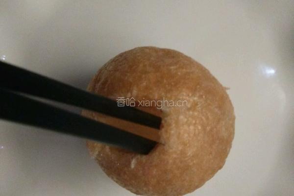 面筋塞肉的做法图解4