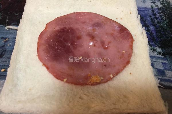 吐司火腿卷的做法图解4
