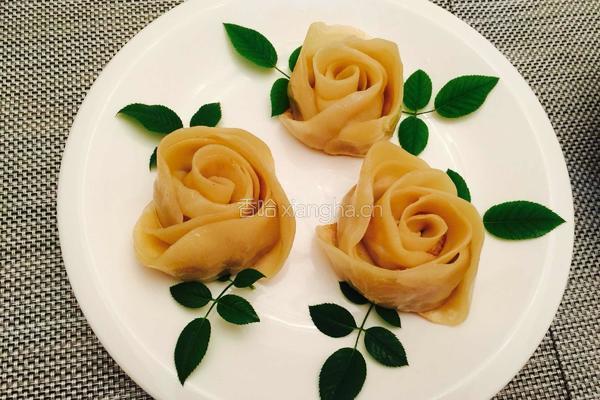 玫瑰花煎饺的做法图解8