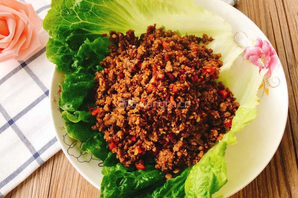 生菜包肉的做法图解11