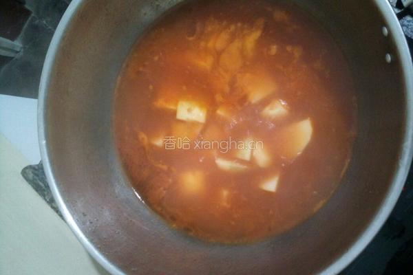 土豆木耳炖豆腐的做法图解5