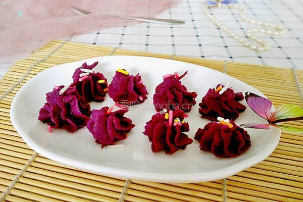 甜蜜紫薯泥的做法图解7