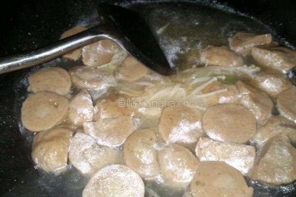 青菜丸子汤的做法图解5