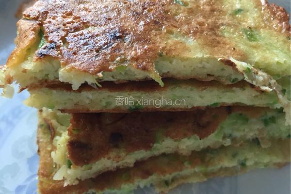 萝卜丝虾皮蛋饼
