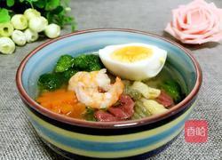 骨汤虾仁猫耳面的做法图解12