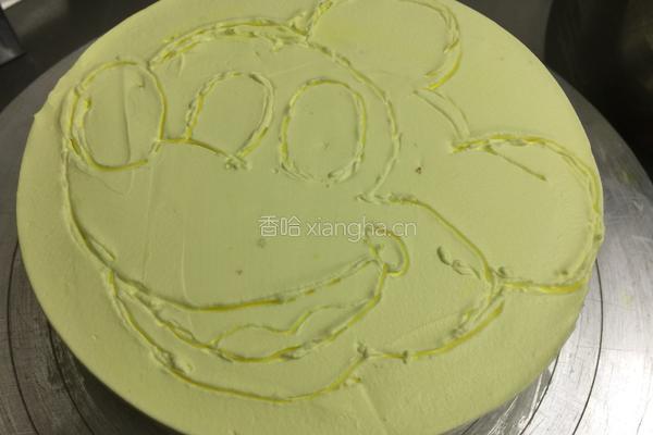 米奇卡通蛋糕的做法图解5