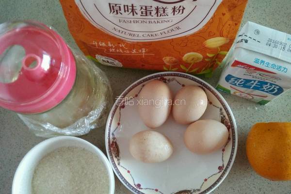原味奶油蛋糕卷的做法图解1