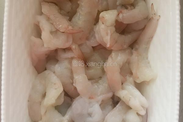 黄金虾仁的做法图解3