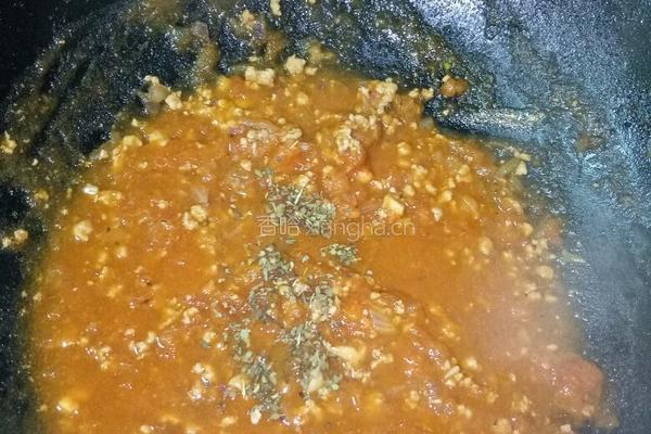 番茄肉酱意面的做法图解10
