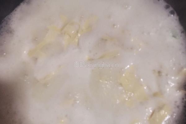 奶白菜炒豆皮的做法图解4