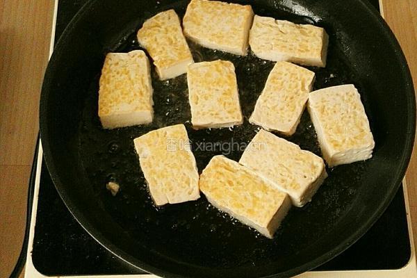 肉末煎豆腐的做法图解6